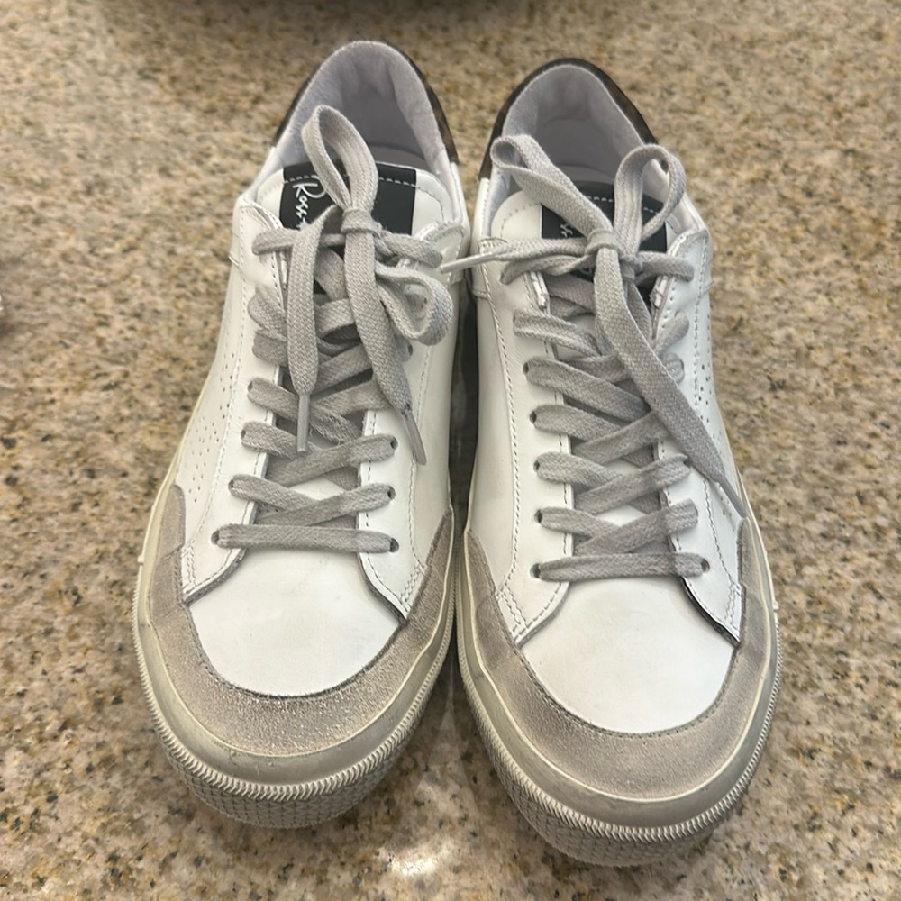 Ross and snow Las Vegas white leather distressed look like tennis shoes